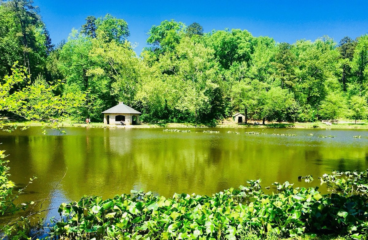Forest Hill Park pond and gazebo in Richmond, Virginia